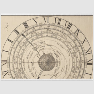 Papel De Seda Folha de Fundo do Diário de Lixo Astrológico