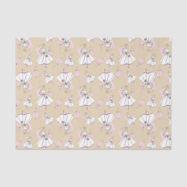 Papel De Seda Folha de Moda Neutral Group (Frente )