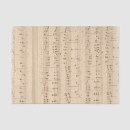 Papel De Seda folha de música antiga vintage