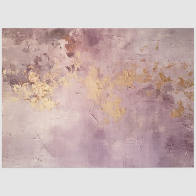 Papel De Seda Folha de ouro roxa e mauve (Frente )