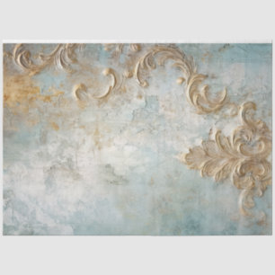 Papel De Seda Folha de ouro venenosa ornamentação do barroco