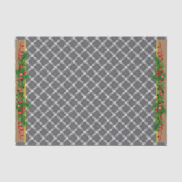 Papel De Seda Folha de presente de XADREZ CHRISTMAS