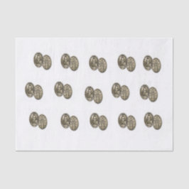 Papel De Seda Folha de tecidos de medalha