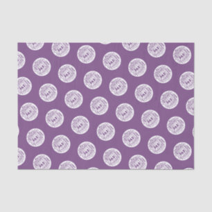 Papel De Seda Folha de tecidos roxos, paz em vários idiomas.