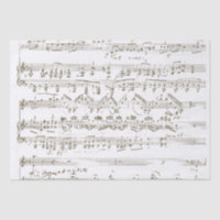 Folha de Vintagem Música Escrita Manuscrita Sepia