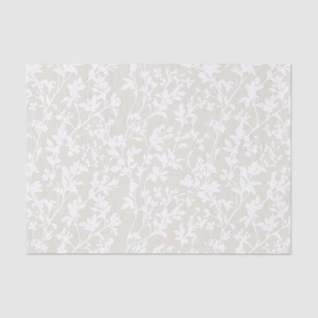 Papel De Seda Folhagem Fresca (Chiffon) (Frente )