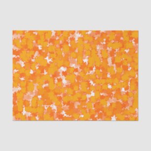Papel De Seda Folhagem Laranja abstrato Art Design