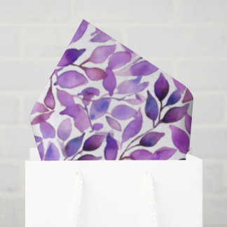Papel De Seda Folhas de ametista