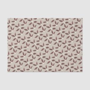 Papel De Seda Folhas de aquarela vermelha e bagas com falso-ouro