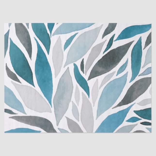 Papel De Seda folhas de árvores (Frente )