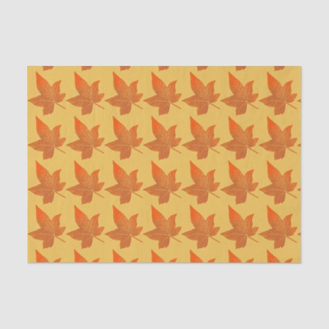 Papel De Seda Folhas de outono (Frente )