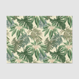 Papel De Seda Folhas de Palma Tropicais