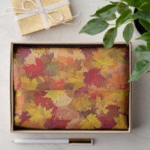 Folhas de Quebra de Aquarela - Padrão de outono de