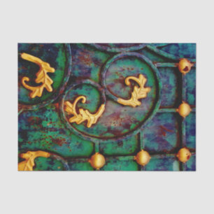 Papel De Seda Folhas do metal