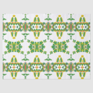 Papel De Seda Folhas e Nuvens