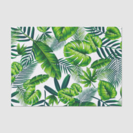 Papel De Seda Folhas tropicais