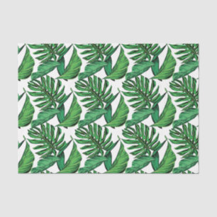 Papel De Seda Folhas Tropicais Desenhando Descamação de Scrapboo