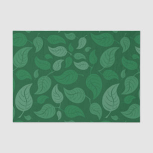 Papel De Seda Folhas verdes