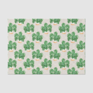 Papel De Seda Folhas Verdes de Planta