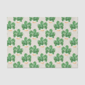 Papel De Seda Folhas Verdes de Planta