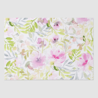 Papel De Seda Foliage Floral Watercolor