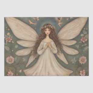 Papel De Seda Folk Art Fairy Delight Decoupage Paper