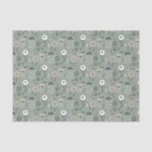 Forest Floral Sage Green