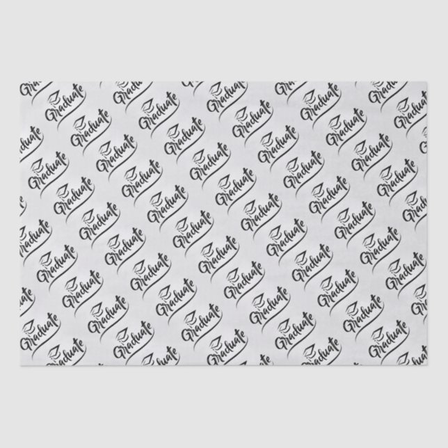 Papel De Seda Formando com Boné de formatura (Frente )