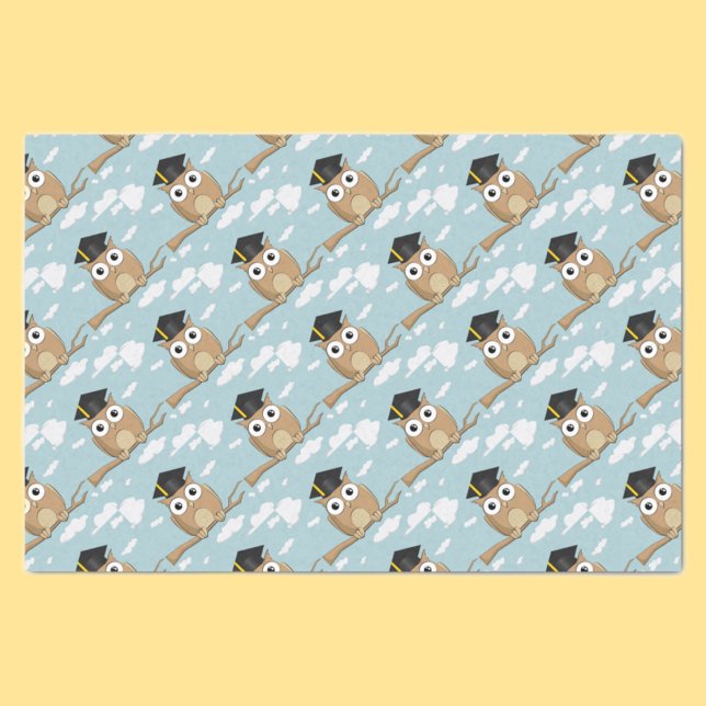 Papel De Seda Formando Owl (Criador carregado)
