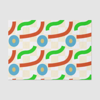 Papel De Seda Formas de vetor com um padrão perfeito