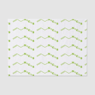 Papel De Seda Fórmula Molecular De Isotiocianato De Wasabi