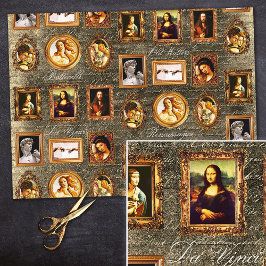 Papel De Seda Foto de Arte Renascentista Enquadrada na Discussão