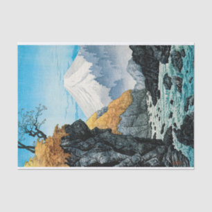 Papel De Seda Foto do Monte Ashitaka (1932) por Hiroaki Takahash