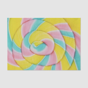 Papel De Seda Foto do Pastel Rainbow Spiral Candy