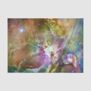 Papel De Seda Foto Espacial Decorativa da Nebula do Orion Galaxy