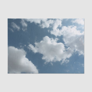 Papel De Seda Fotografia Abstrata de Céu Nublado