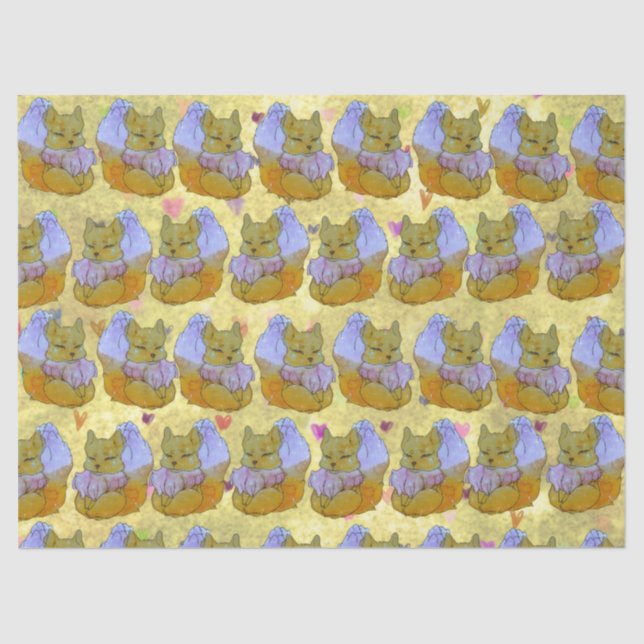 Papel De Seda Fox named Dice (Frente )