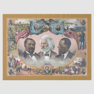 Papel De Seda Fr3d3 Bailey Douglass com Abolicionista Preto