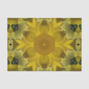 Papel De Seda Fractal amarelo-sol