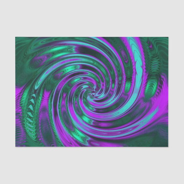 Papel De Seda Fractal Marble 6A-B Opções Tecido (Frente )