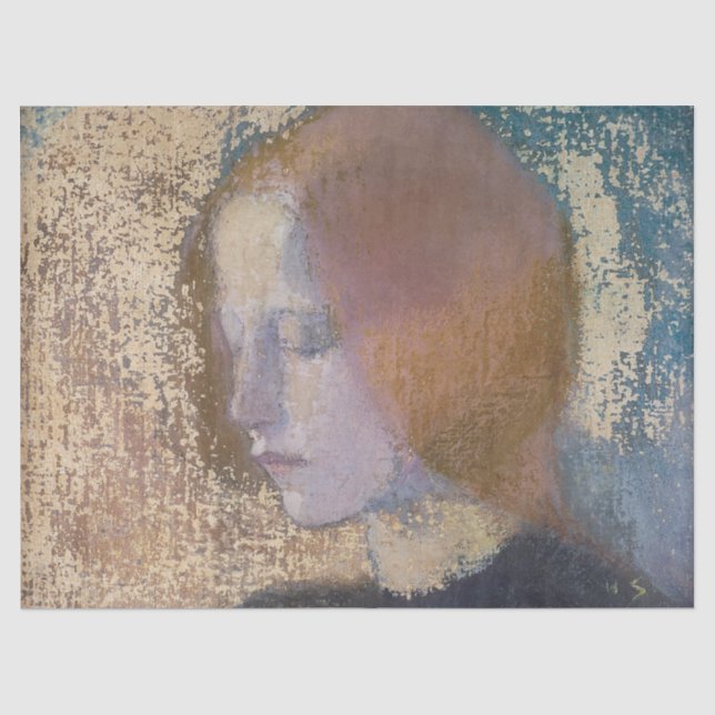 Papel De Seda Fragmento de Helene Schjerfbeck (Frente )