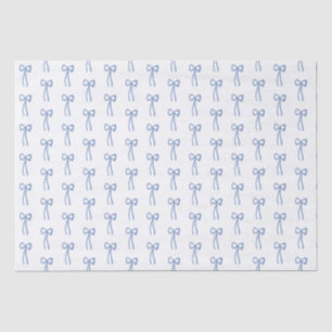 Papel De Seda Fragmento de presente azul Arco