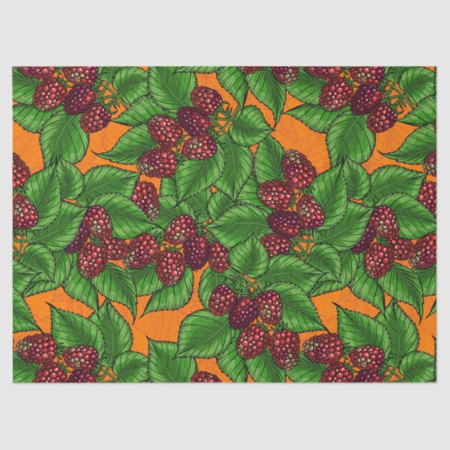 Papel De Seda Framboesa (Frente )