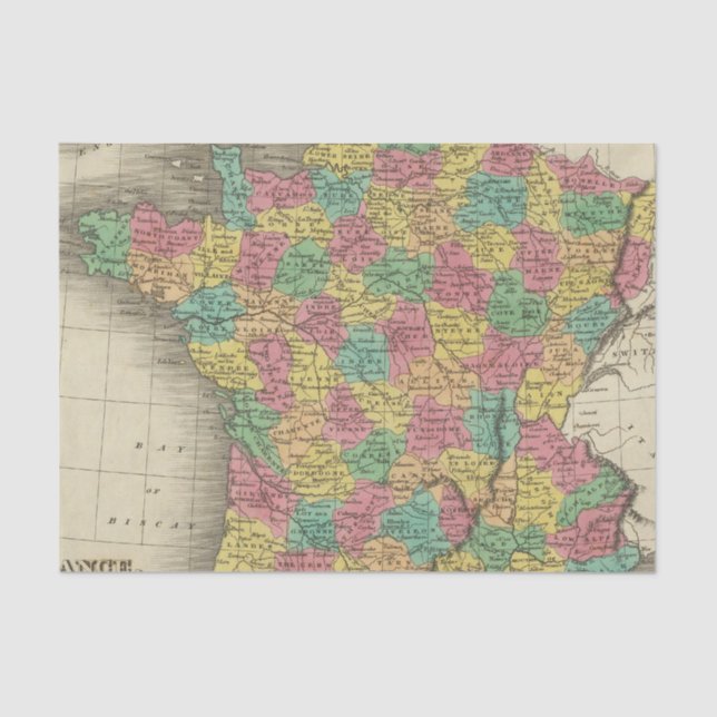 Papel De Seda France, nos departamentos (Frente )