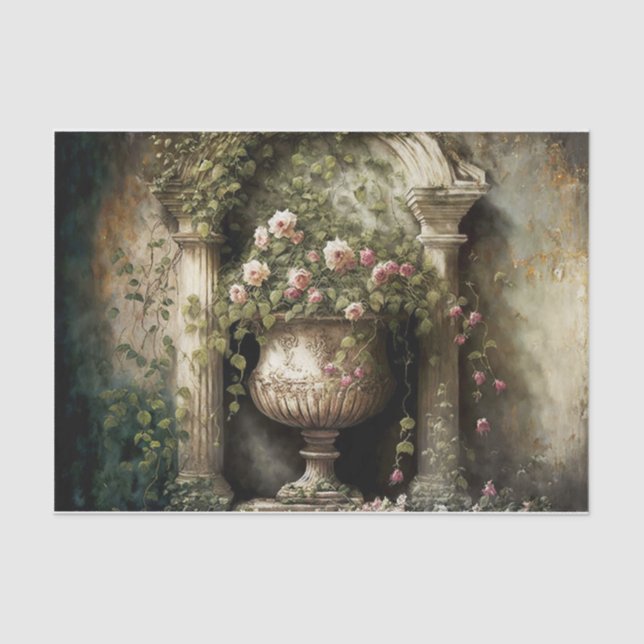 Papel De Seda Francês Urn (Frente )