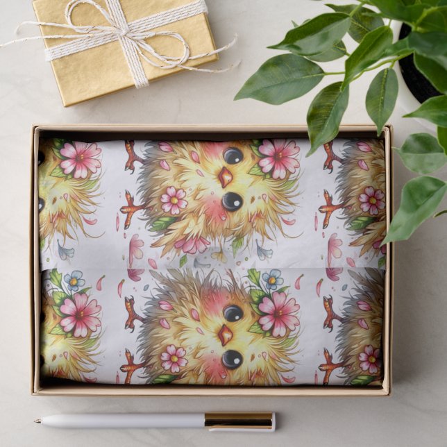 Papel De Seda Frango Fofo (Presente)
