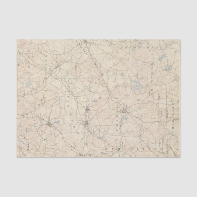 Papel De Seda Franklin, Massachusetts (Frente )