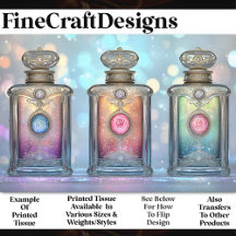Frascos de Perfume Ornamentados com Brilho AF5 Dec