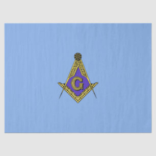 Papel De Seda Freemason (azul)
