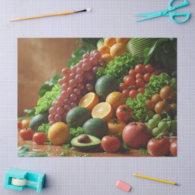Papel De Seda Fresh Harvest Delight (Arte )